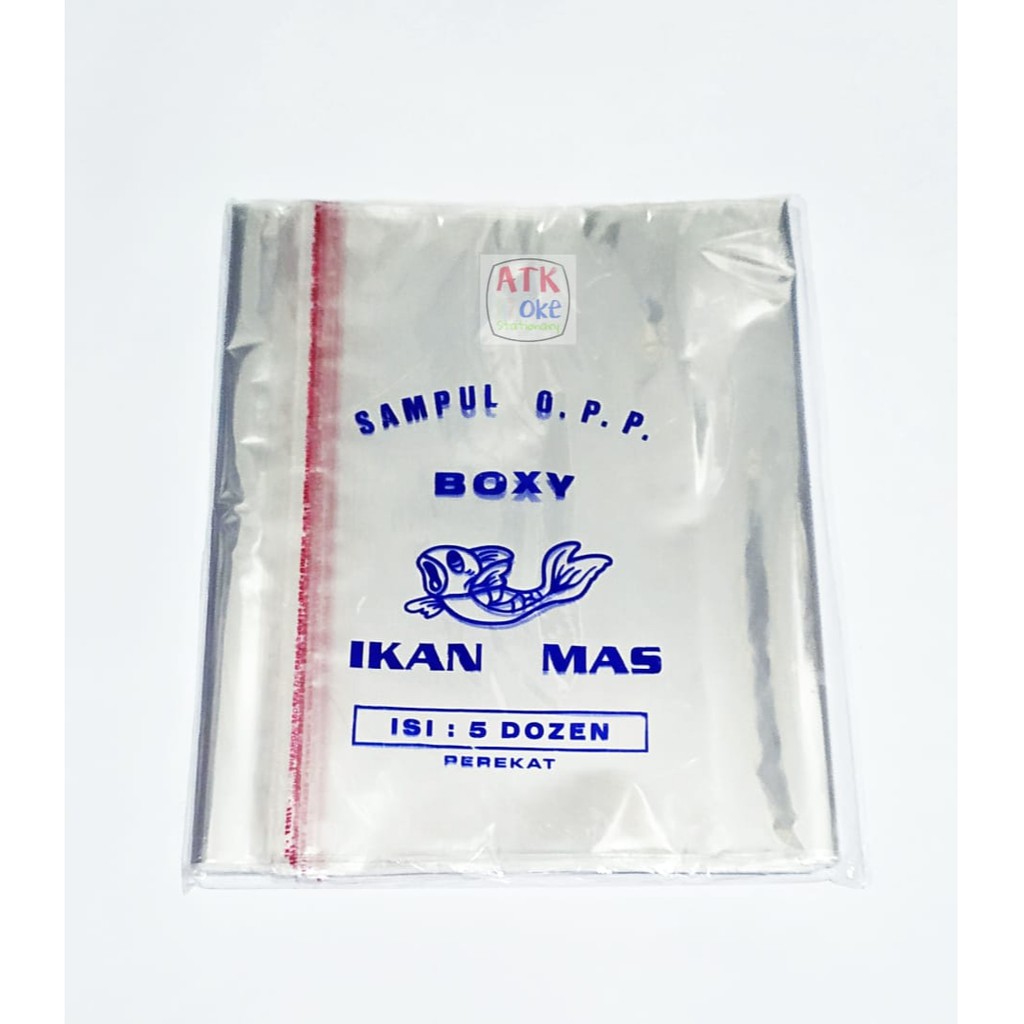 

Ikan Mas Sampul Plastik Buku Boxy (60lembar)