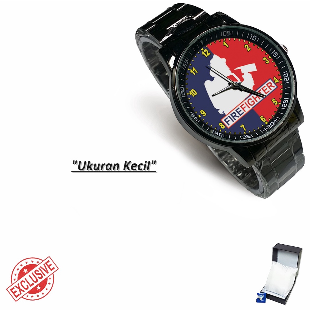 Jam Tangan Rantai Couple FIRE FIGHTER 02 (Cool)