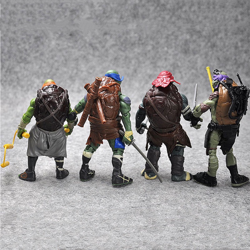 Mainan Action Figure Teenage Mutant Ninja Turtles Bahan PVC Untuk Dekorasi