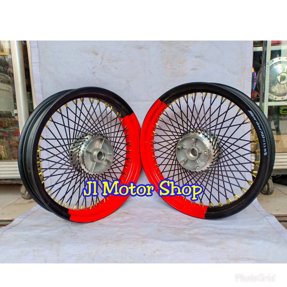 Paket Velg Jari Jari Seribu Cb150 Cbr150 Verza New Megapro Tiger