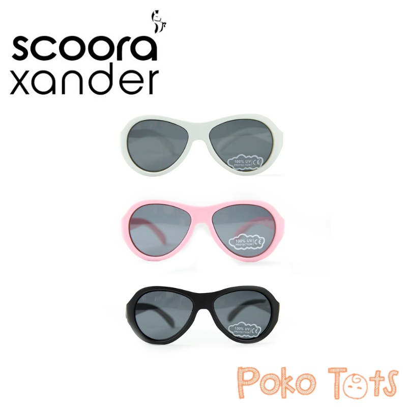 Scoora Xander Baby Sunglasses 0-24m+ Kacamata UV Protection Pelindung Mata Bayi Kacamata Jemur Bayi WHS