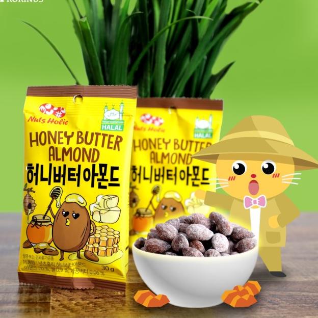 

NUTS HOLIC HONEY BUTTER ALMOND 1 PACK (ISI 8 PCS) 30GR