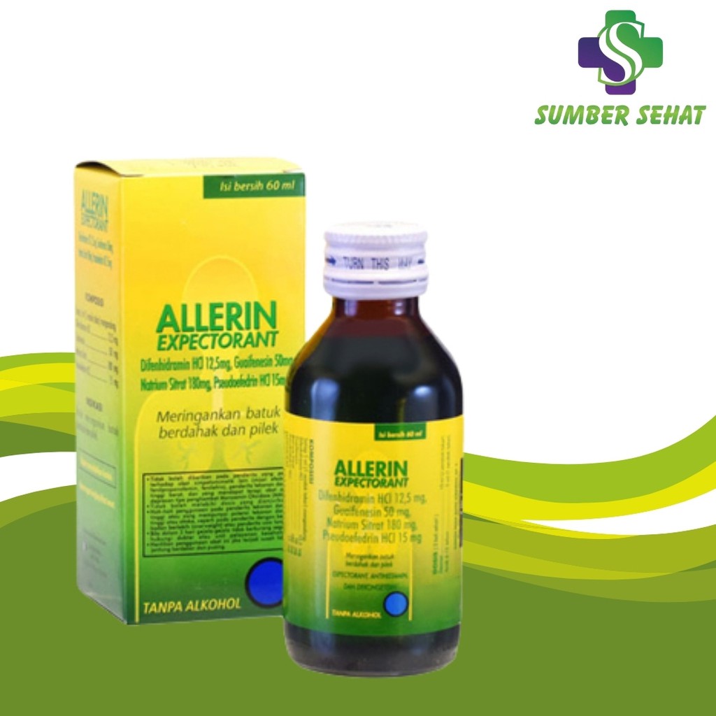 ALLERIN EKSPEKTORAN SIRUP 60 ML