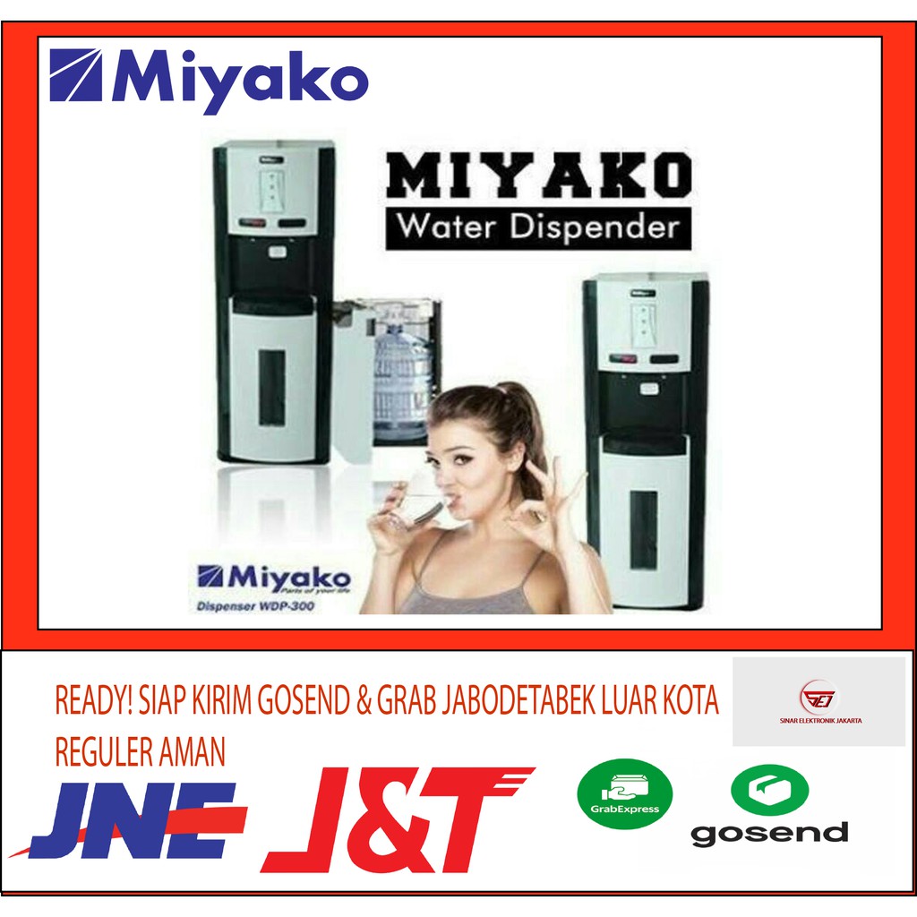 Dispenser Miyako WDP 300 H GALON BAWAH BARU BERGARANSI RESMI