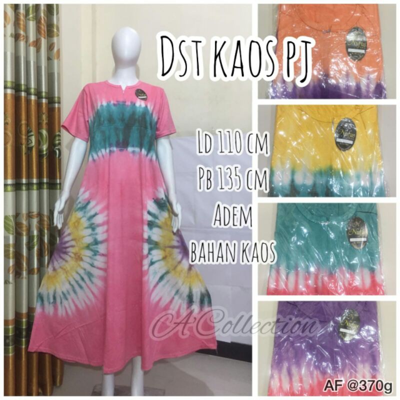 daster kaos panjang