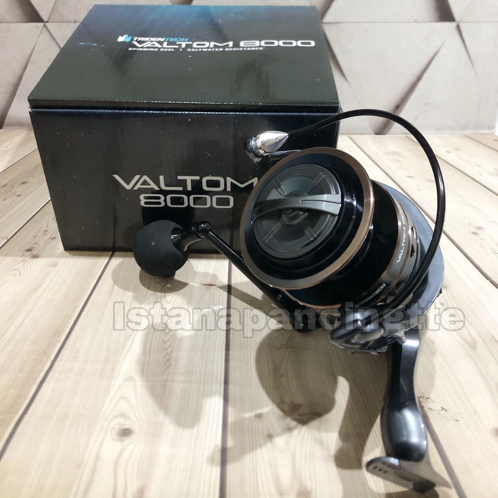 REEL TRIDENTECH VALTOM 8000 REL PUTARAN JORAN 100% ORIGINAL GULUGAN SENAR
