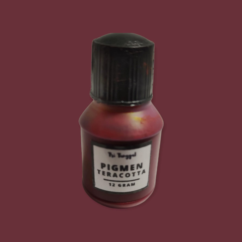 

PIGMEN 12gr TERACOTTA merah bata Mini Kecil Pewarna Sablon Pigment Color Slime DIY Waterbased Tie Dye Cat Warna Warni Air Cair Cairan Liquid Paint Painting Kerajinan Prakarya Art Seni Kesenian Perlengkapan Draw Mewarna Melukis Lukis Tri Tunggal Malang