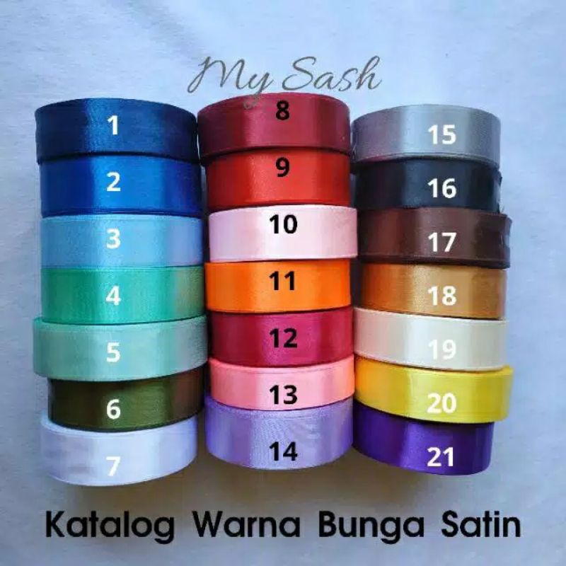 

PITA ROLL 1" (2,5CM) PITA SATIN 20 YARD