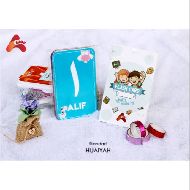 [FLASHCARD MURAH & BESAR MAINAN ANAK] Flash card hijaiyah