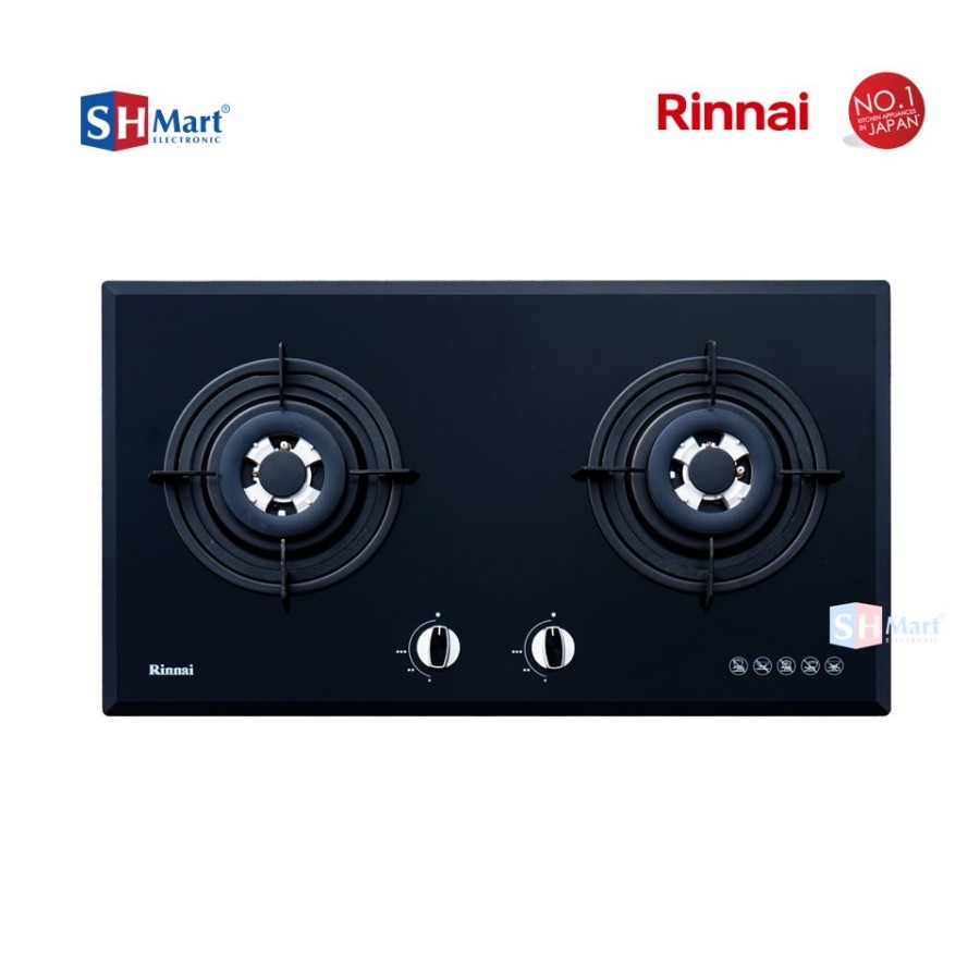 Rinnai Kompor Tanam 2 Tungku RB-772ROG 772RO G Safety - ( Medan )