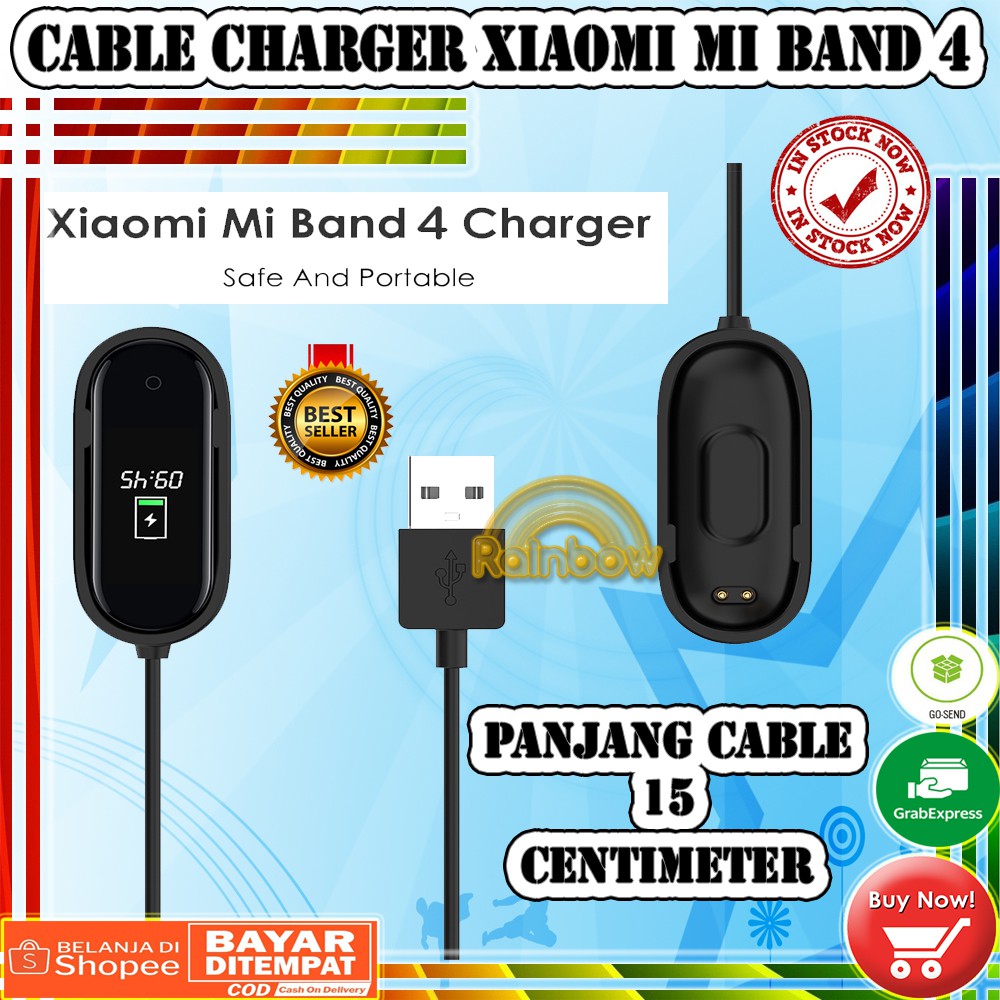 Cable Charger Kabel Charger Compatible for Xiaomi Mi Band 4 / Cable Charger Xiaomi Mi Band 4 Kabel C