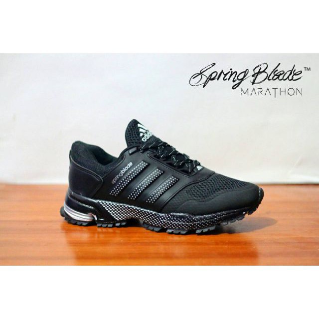 Sepatu Basket KuliahSepatu Adidas Marathon Springblade Grade Original Hitam