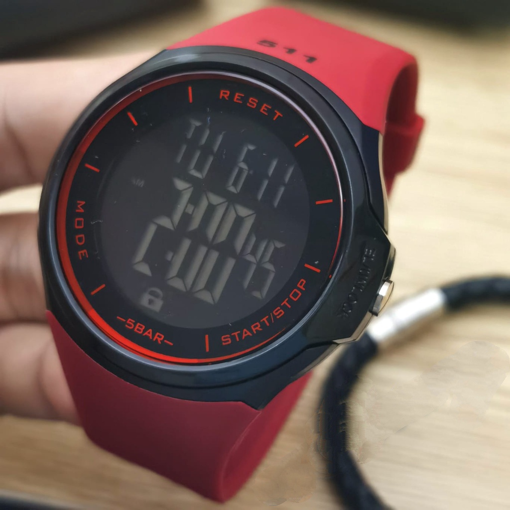 Jam Tangan Pria wanita Digital 511 Touchscreen RUBBER Anti air