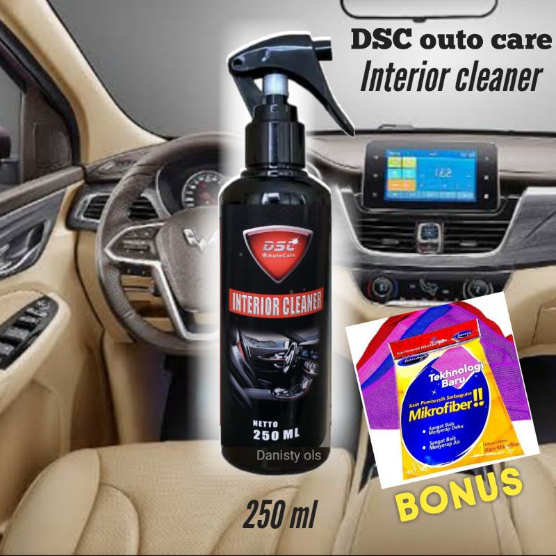 Pembersih interior mobil / dashboard /  jok kulit / bludru / Plafon / doortrim / interior cleaner