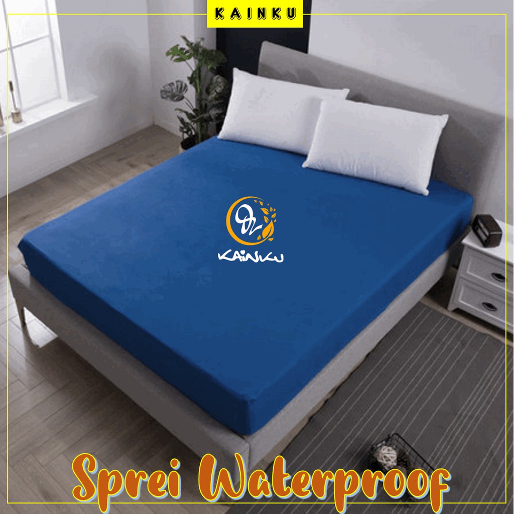 Best Seller ‼️ SPREI WATERPROOF POLOS UKURAN 200 180 160 140 120 100 90-3