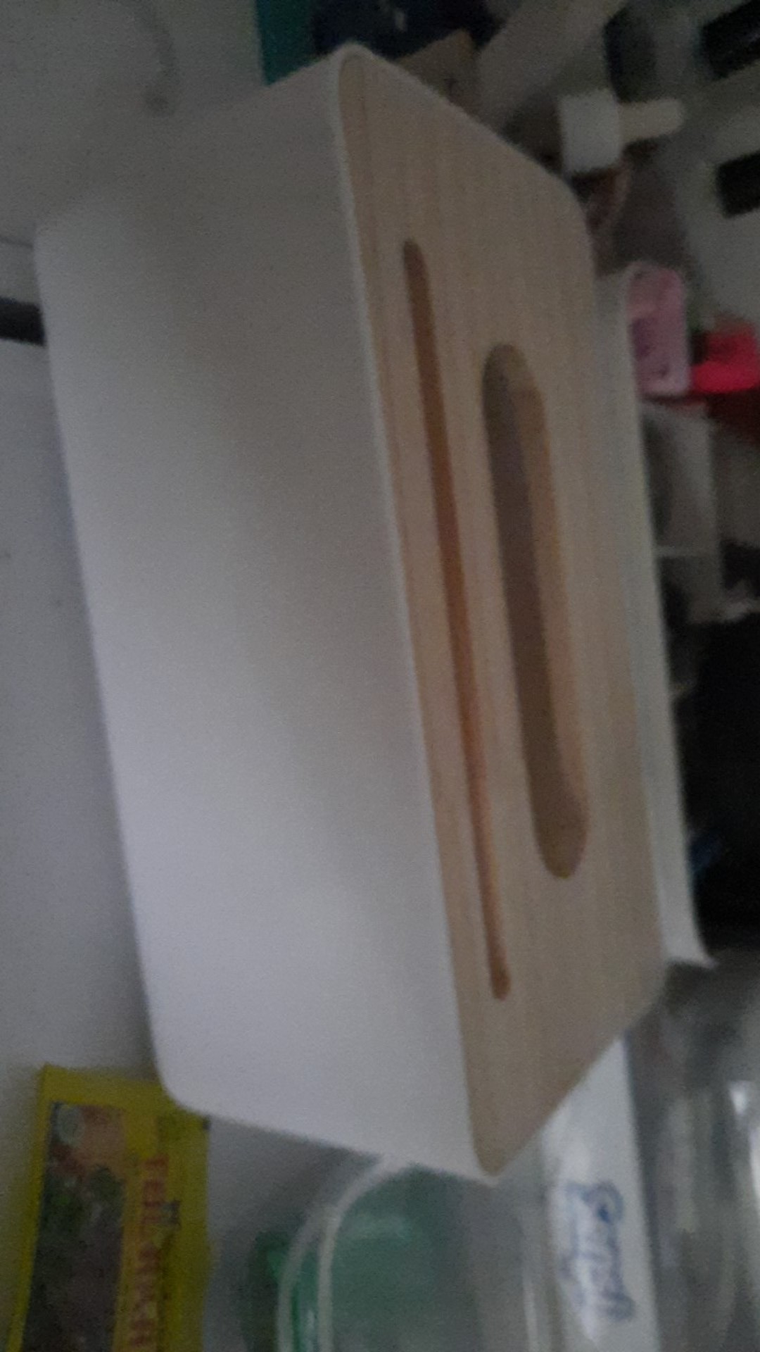 Kotak Tisu 2in1 /tissue Box Persegi Panjang / Tempat Tissu Dengan Slot Handphoe Premium