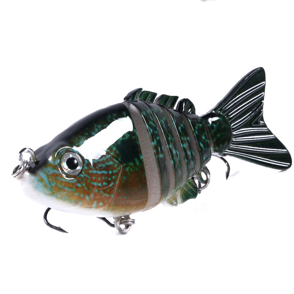 HENGJIA New 1Pcs Jointed Minnow Umpan Pancing 8cm/13g Swimbait Fishing Lure Ikan Wobbler Bait Tackle