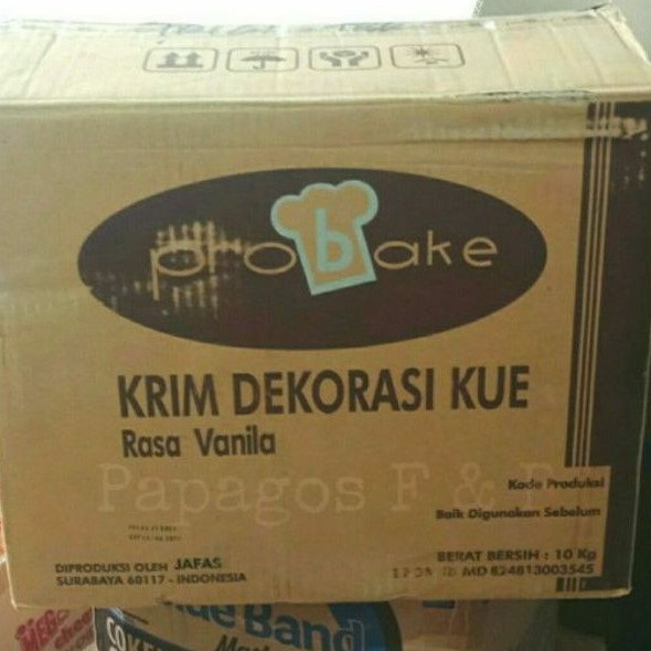 

Butter Cream Vanila Probake repck 500 gr / gram