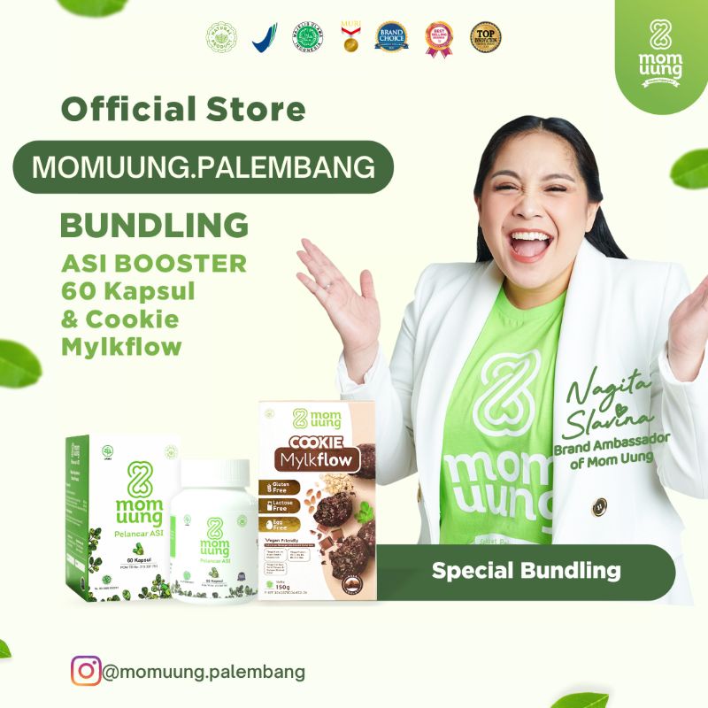 Paket Asi Booster Mom Uung Palembang dan Cookie Mylkflow Momuung