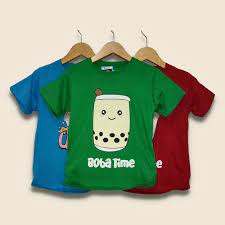 baju kaos anak boba // kaos anak motif boba