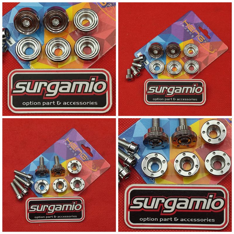 Probolt Baut Injekan kaki mio Sporty Smile Stainless Ring Bordes mio Heng Thailand