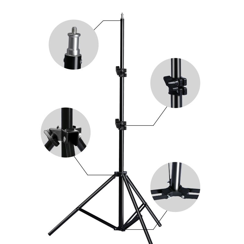 Tripod Holder 2,1 Meter For Ring Light Photo Studio Live Streaming