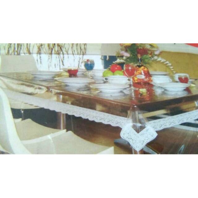 Taplak Meja makan bening transparant taplak meja makan Taplak Meja makan bening transparant taplak meja makan