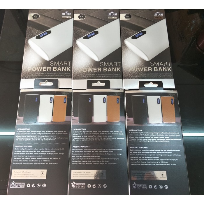 Powerbank PowerCore Power Bank SAMSUNG &amp; OPPO LED 138.000 mAh + 2 Usb