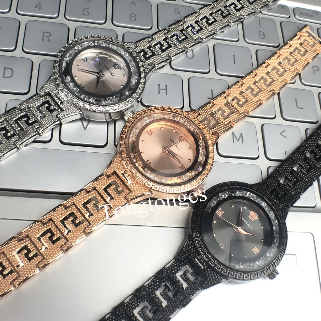 Jam tangan wanita rantai magnet permata murah impor murah PREMIUM Fashion FREE BATERAI