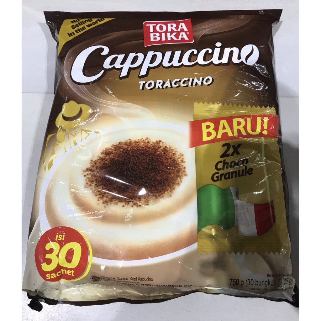 

Tora Bika Cappuccino 750gr (30 sachet @25gr)