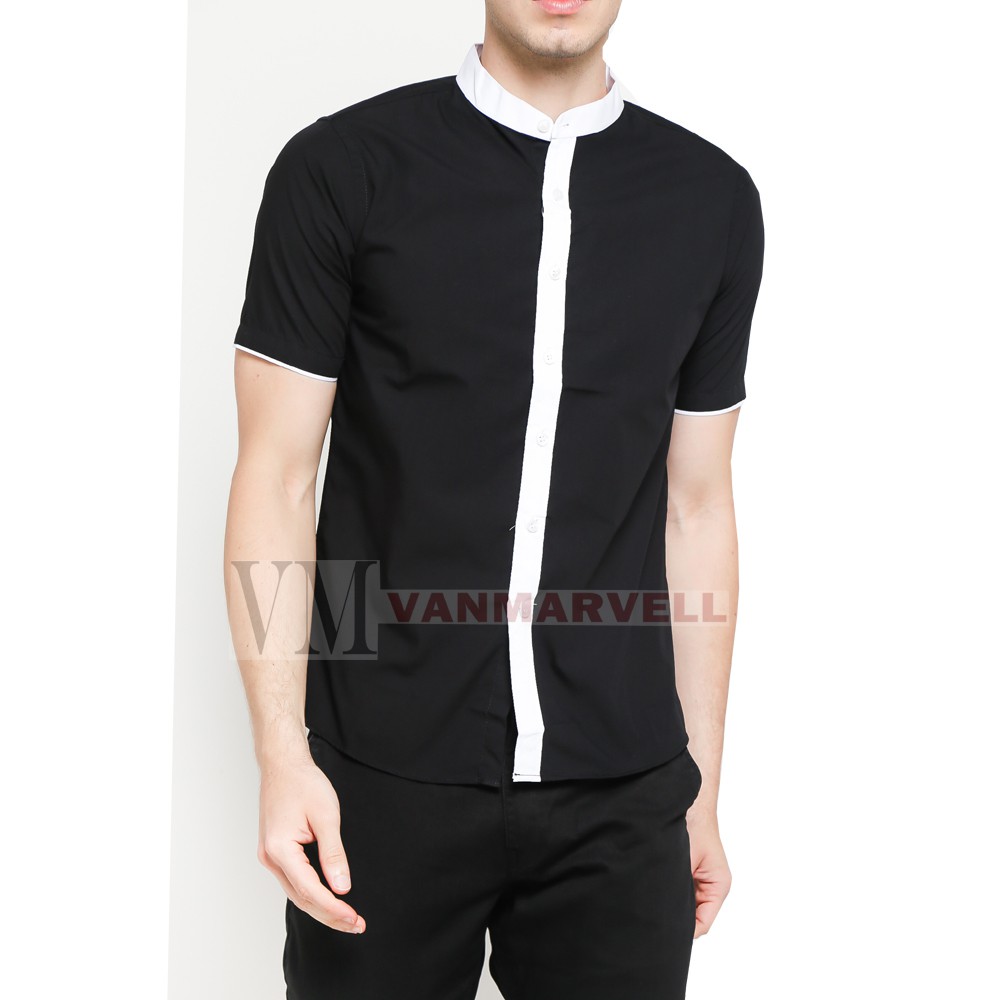 VM Kemeja Koko Pendek Slimfit
