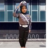 BAJU POLISI ANAK TK KOSTUM KARNAVAL PAKET KOMPLIT