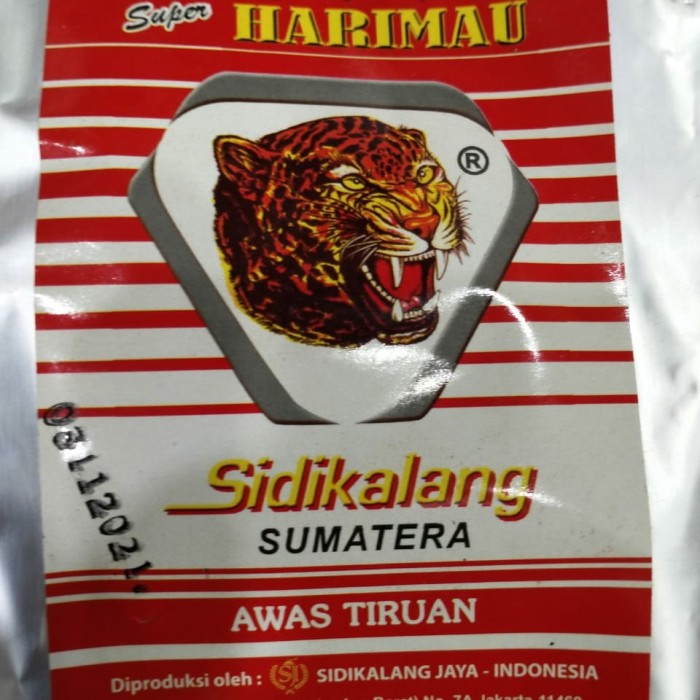 

BUBUK KOPI super HARIMAU SIDIKALANG SUMATERA BERAT 500GRAM