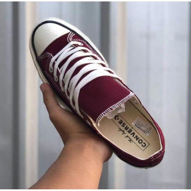 CONVERSE CT 70's LOW RED WHITE GLOSSY (KINCLONG) IMPORT MADE IN VIETNAM