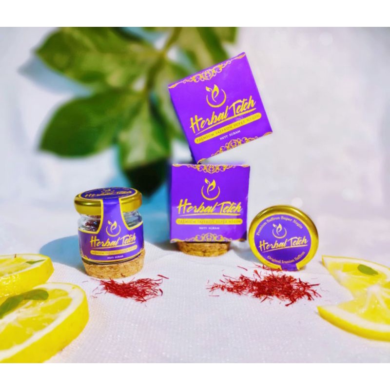 SAFFRON ORIGINAL SAFFRON SUPERNEGIN GRADE 1 FINNEST IRANIAN SAFFRON| TERMURAH