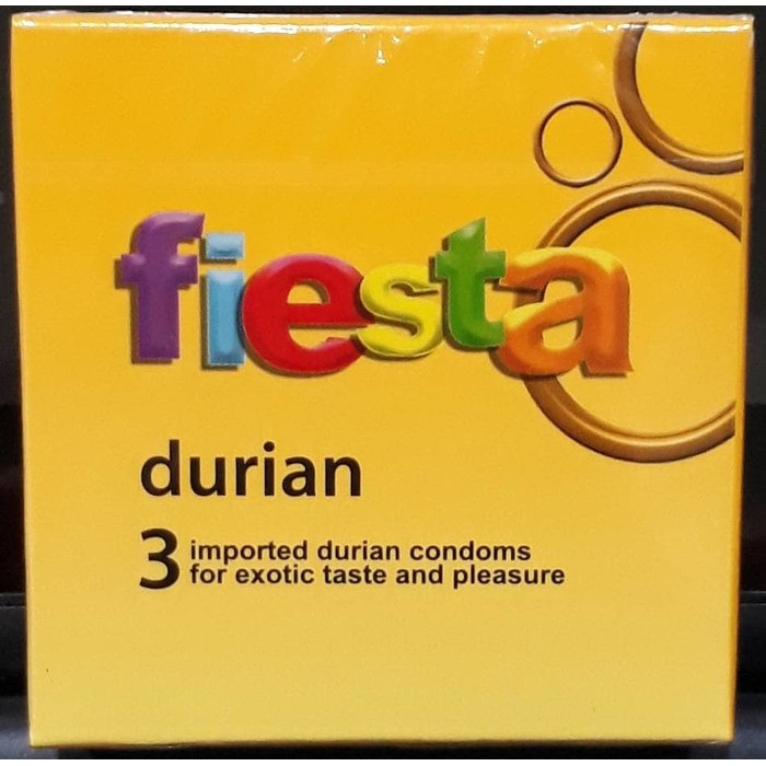 Jual Kondom Fiesta Durian Isi 3 Buah Kontrasepsi Kesehatan Kb Pria Wanita Murah