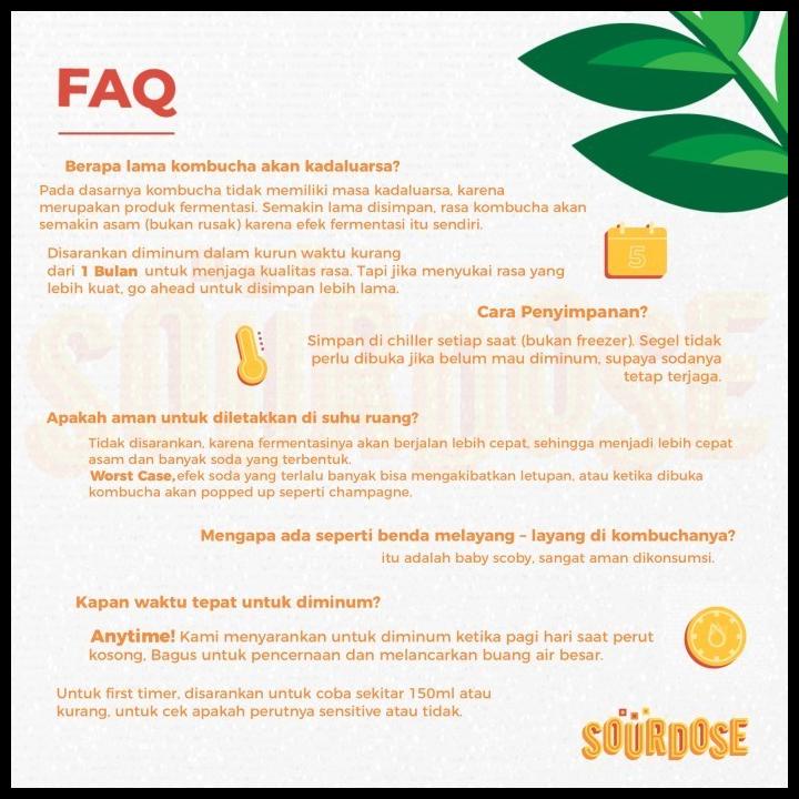 

DISKON TERBATAS !!! [BELI 5 GRATIS 1] KOMBUCHA 1000ML - 6 BOTTLE | BY SOURDOSE TERLARIS