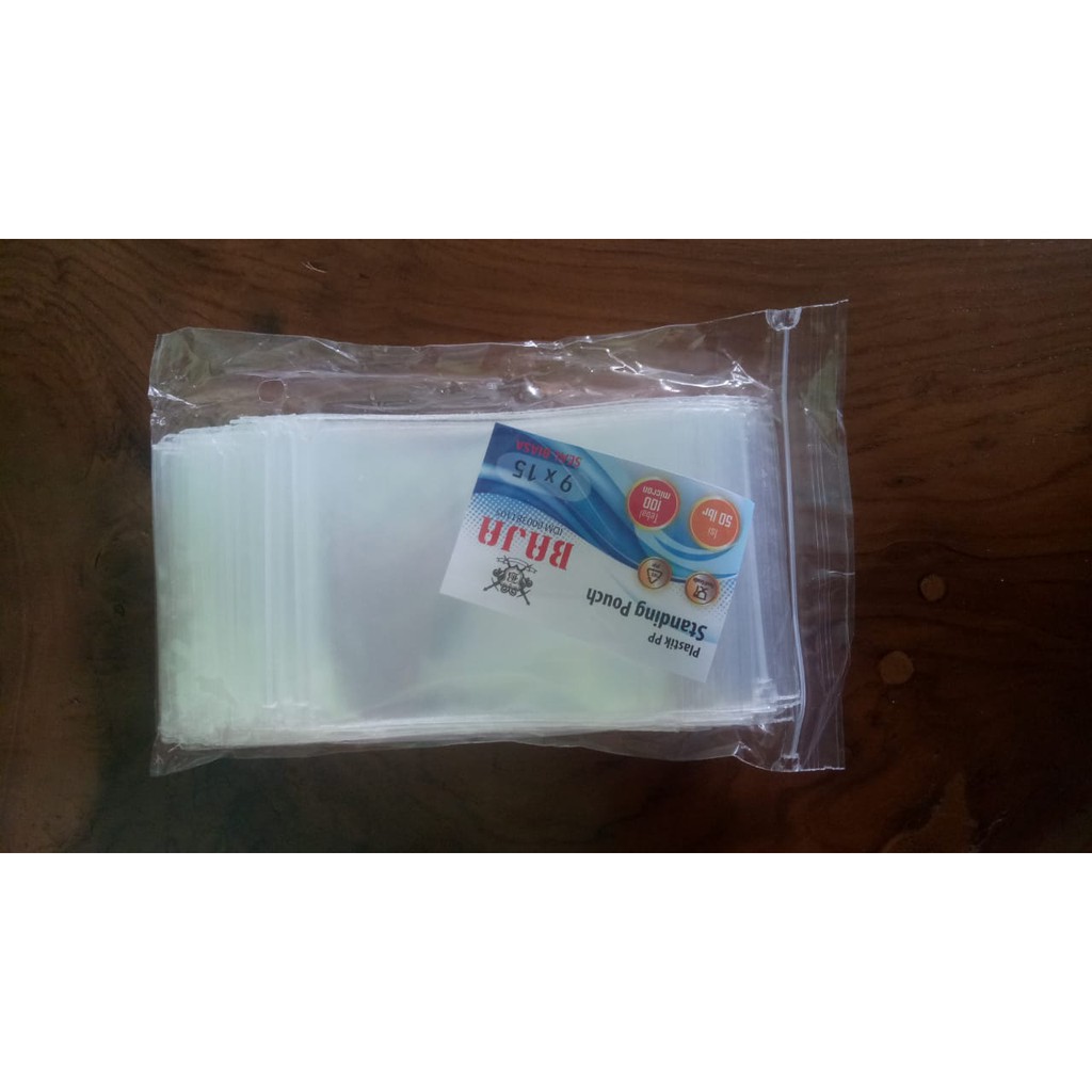 Plastik PP Standing Pouch 9x15