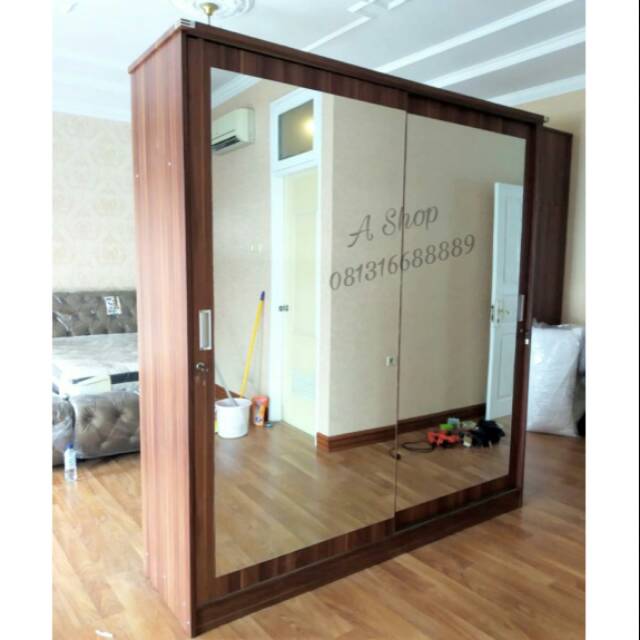  Lemari  pakaian  sliding  door  lemari  baju  slide  pintu 