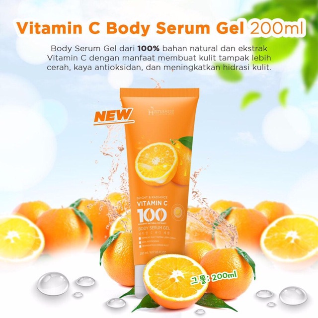 Hanasui Body Serum Gel 200ml