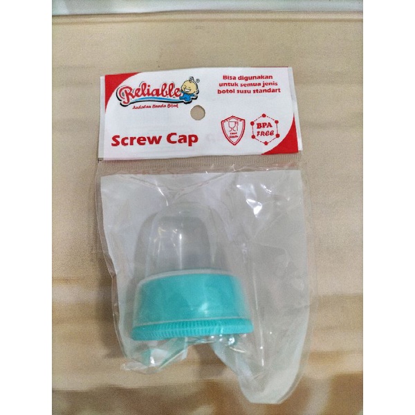 Tutup Botol Susu Standar Reliable/Screw Cup/BPA Free/Food Grade