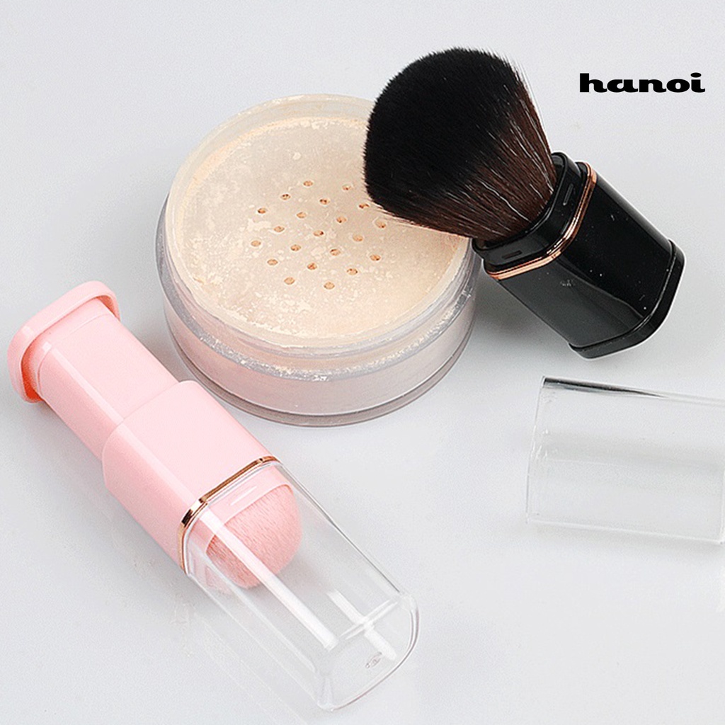 Han / Beauty Brush / Kuas Bedak Tabur Single-end Adjustable Teleskopik Untuk Makeup / Kosmetik Wanita