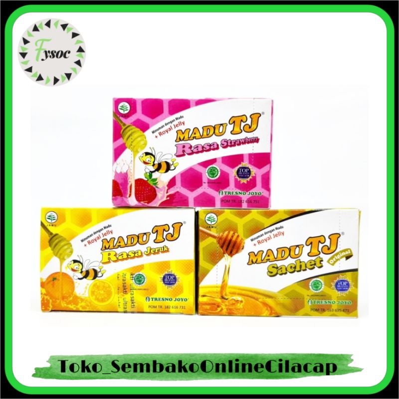 MADU TJ SACHET RASA JERUK STRAWBERRY ORIGINAL ECER