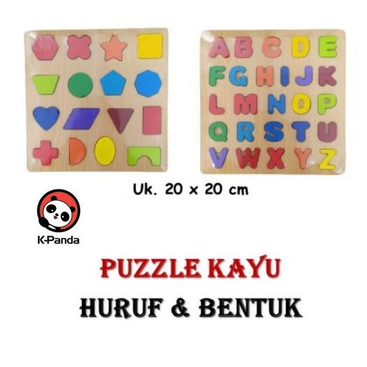 Mainan Puzzle Kayu Anak 3D Wooden Toys Jigsaw Puzzle Anak