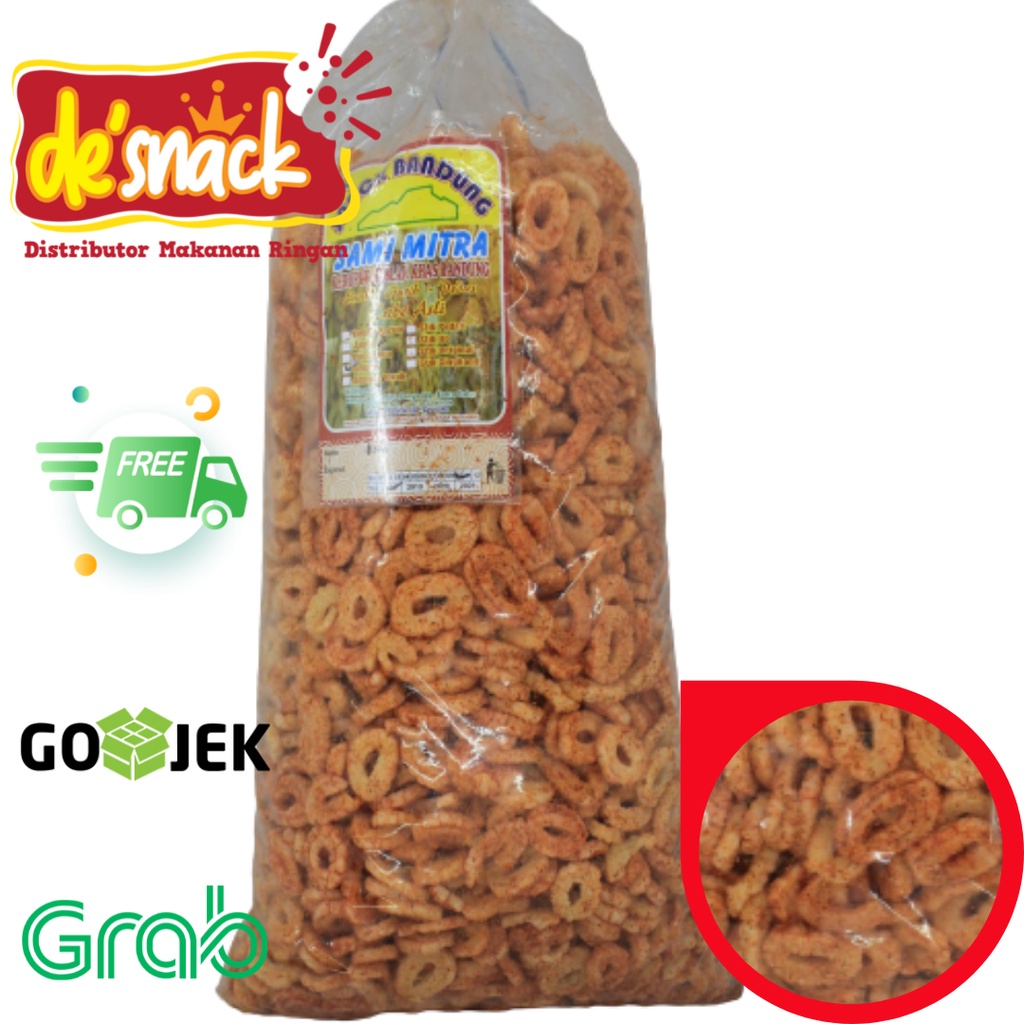 

Distributor/Snack/Cemilan/Grosir Ring Seblak Pedas Merek Sami Mitra
