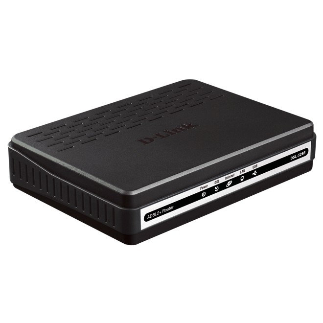 Dlink Modem ADSL2+ Ethernet / USB Combo Router DSL-526E