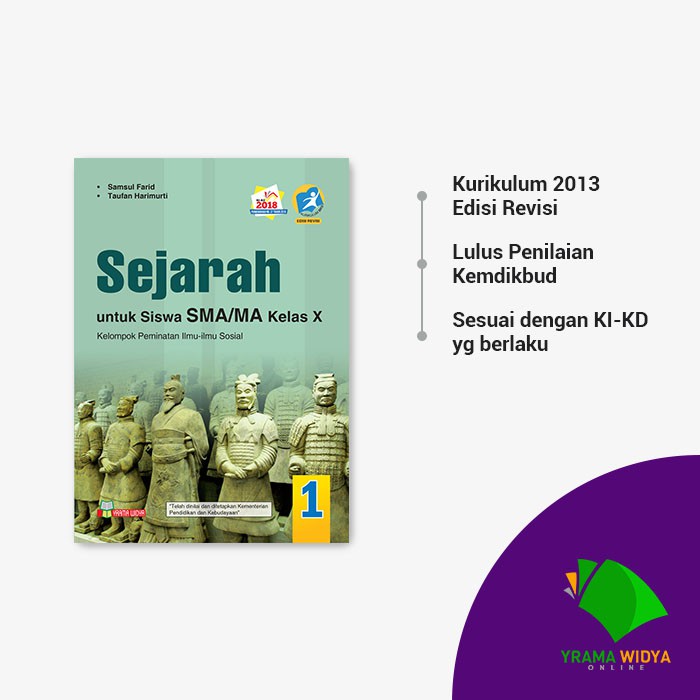 Yrama Widya Buku Sejarah Sma Ma Kelas X Peminatan Shopee Indonesia