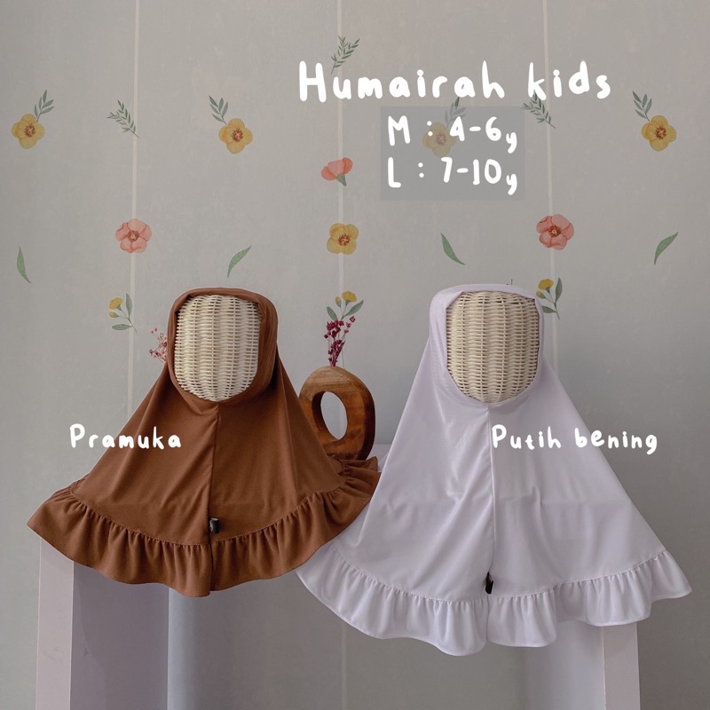 humairah baby size L / hijab anak ropel pet Ori husna / Husna kids / hijab anak tali tambang Husna / hijab anak ORI Husna