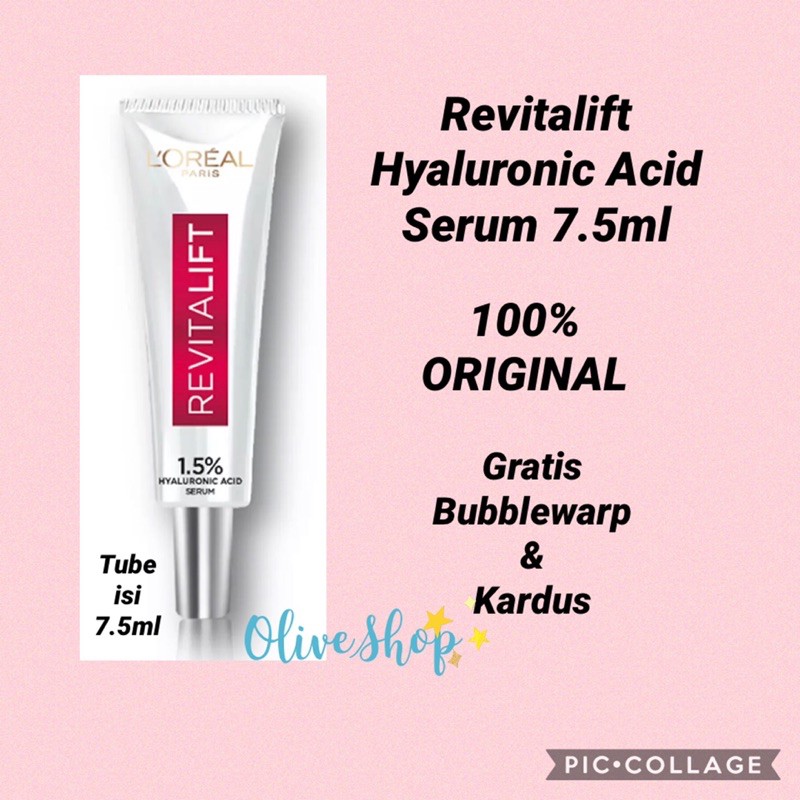 OliveShop ❤️ Loreal Revitalift Hyaluronic Acid Serum Plumping Day Cream Sachet 7.5ml