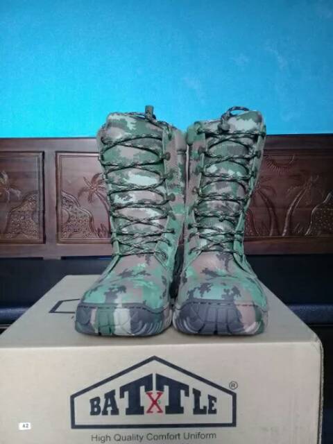 Sepatu Kostrad Battle Terbaru Sepatu PDl Sepatu Loreng Sepatu Doreng Kostrad